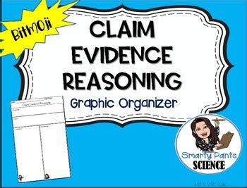 Claim Evidence Reasoning Cer Graphic Organizer Editable Notebook Size