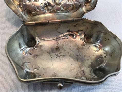 Art Nouveau Jewelry Casket Footed Forbs Silver Company Floral Etsy