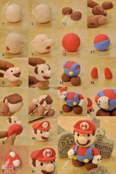 Mario Bros De Fimo Figuras De Fondant Paso A Paso Figuras De Fondant