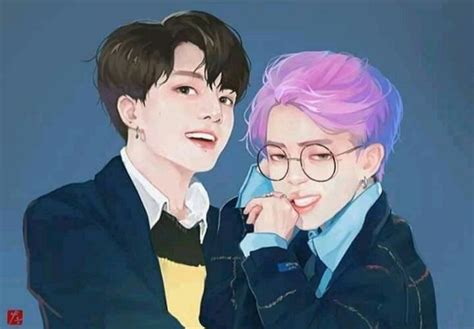 Fanarts Jikookmin Jikook Bts Fanart Fotos De Jimin