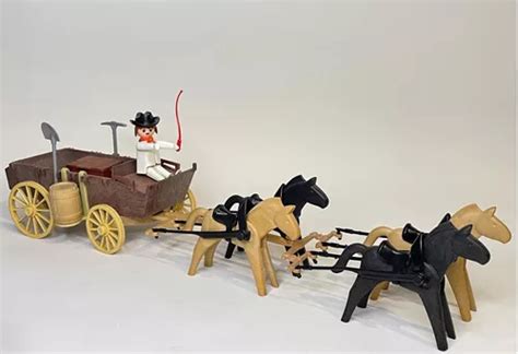 Playmobil Velho Oeste Carroça De Carga Western Wagon Trol MercadoLivre