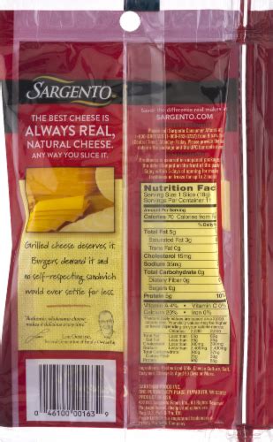 Sargento Aged Swiss Deli Style Sliced Swiss Cheese 8 Oz Kroger