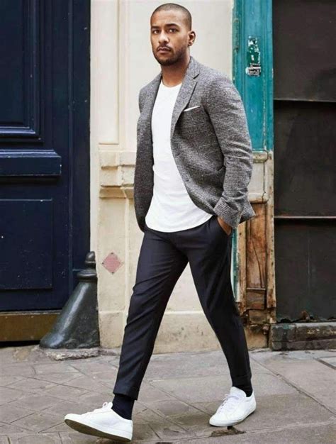 How To Wear A Grey Blazer This Season Mens Business Casual Outfits