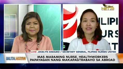 Interview With Filipino Nurses United On Increase On Deployment Cap On