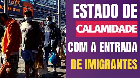 Estado De Calamidade Com A Chegada De Muitos Imigrantes Ilegais Pela