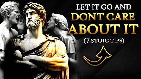 7 Stoic Principles To MASTER THE ART OF NOT CARING AND LETTING GO