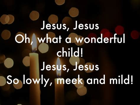 Jesus, Oh What a Wonderful Child by Kristie Hammarstrom