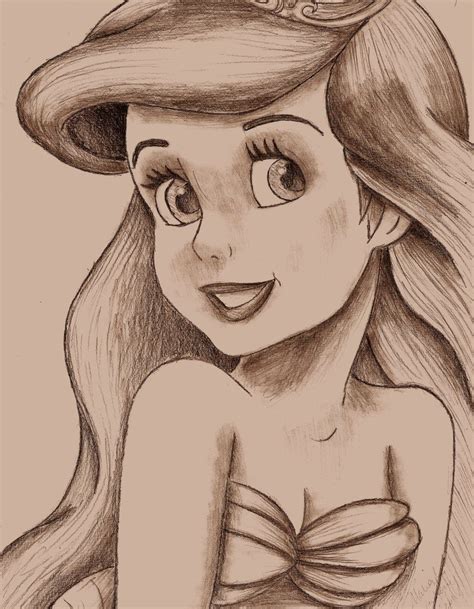 Com Ariel By Ssdancer On Deviantart Disney Drawings Sketches