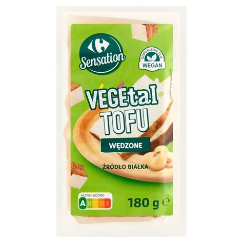 Carrefour Sensation Vegetal Tofu wędzone 180 g Zakupy online z