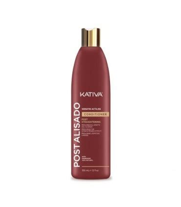 Kativa Keratin Actiliss Acondicionador Post Alisado Ml Sin Sales Ni