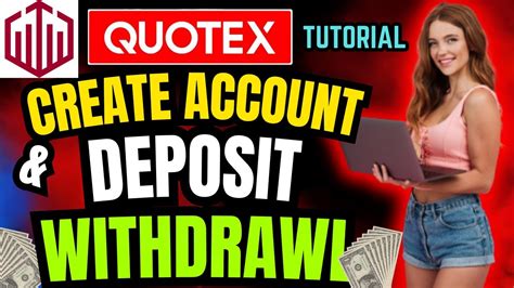 How To Create Quotex Account Quotex Deposit Withdrawal Quotex