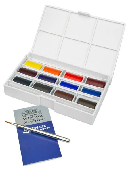 Acuarela En Pastillas Cotman Winsor Newton Set 12