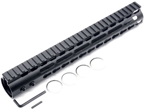 Trirock New Nsr 12 Inches Length Black Free Floating Black Keymod Ar15