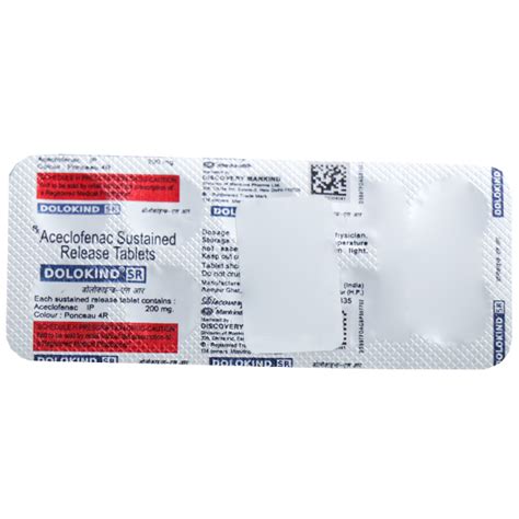 Buy Dolokind Sr Tablet Tab In Wholesale Price Online B B