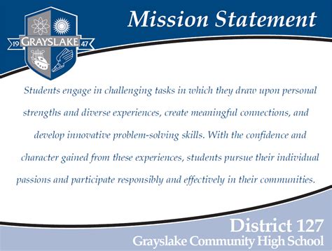 Grayslake Community High School District 127 Mission Statement ...