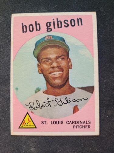 Topps Bob Gibson Rookie Card Nice Ebay