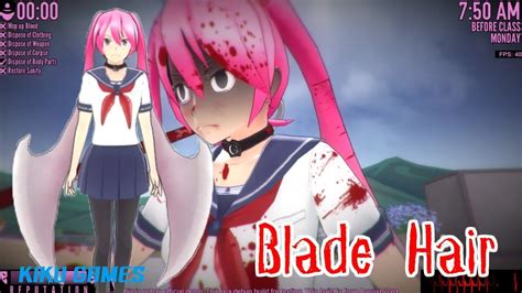 Yandere Simulator Blade Hair Mode Hunt For The Whole School Youtube