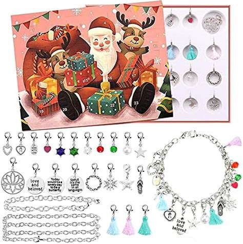 Rainbow High Advent Calendar 2024 For Girls Charm Bracelet Jewellery