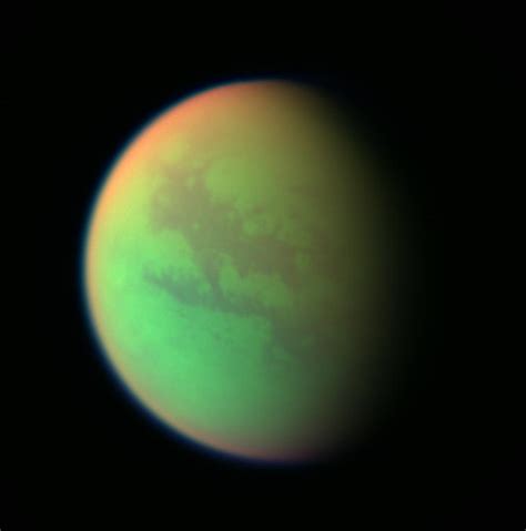 Cassini S Views Of Titan False Color Composite Nasa Jet Propulsion Laboratory Jpl