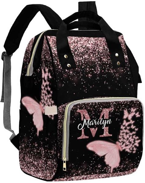 Artsadd Customized Large Capacity Diaper Bags Custom Pink