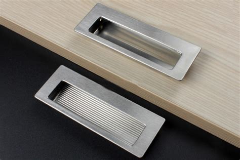 concealed flush pull , recessed cabinet handle - Recessed Handles ...