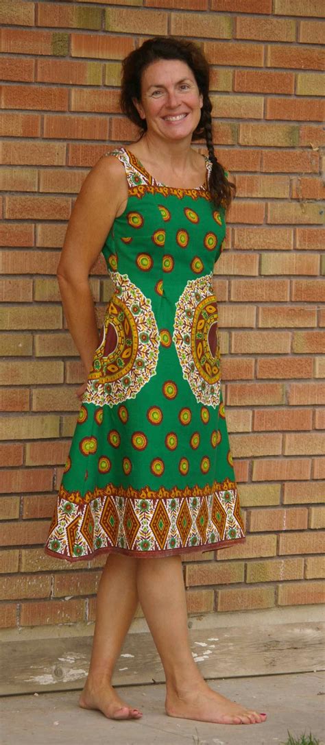 Just Go Ahead And Sew A Dress With The Heirloom Silk Or African Border