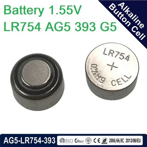 Alkaline Button Coin Cell Battery V Lr Ag G