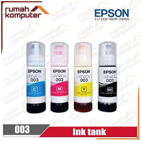 Jual Tinta Epson 003 Black Colour Tinta Epson 003 Hitam Warna Original