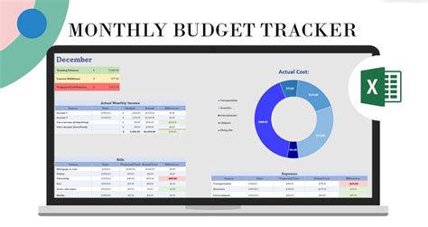 Monthly Budget Excel Template Instant Download - Etsy