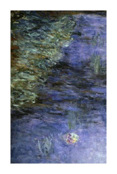 Claude Monet Fine Art Open Edition Gicl E Water Lilies Detail