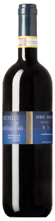 Siro Pacenti Brunello Di Montalcino Vecchie Vigne Revista Adega