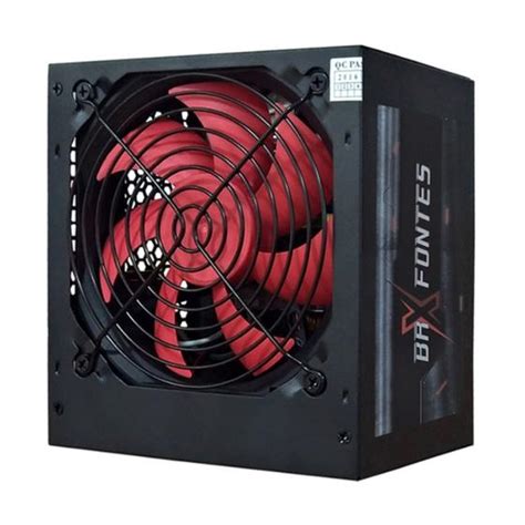 Fonte De Alimenta O W Real Pc Gamer Atx Bivolt Pfc Ativo Brx Bs W