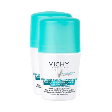 Vichy Deo Roll On Anti Transpirant H Anti Flecken Doppelpack