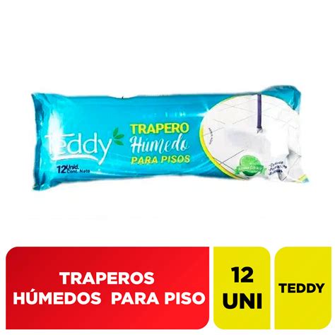 Traperos HÚmedos Piso 12u Teddy Comercialeliascl