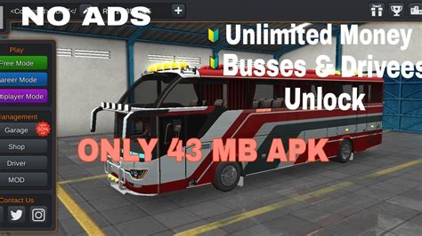 Bus Simulator Simulator Unlimited Money Apk Mod Youtube