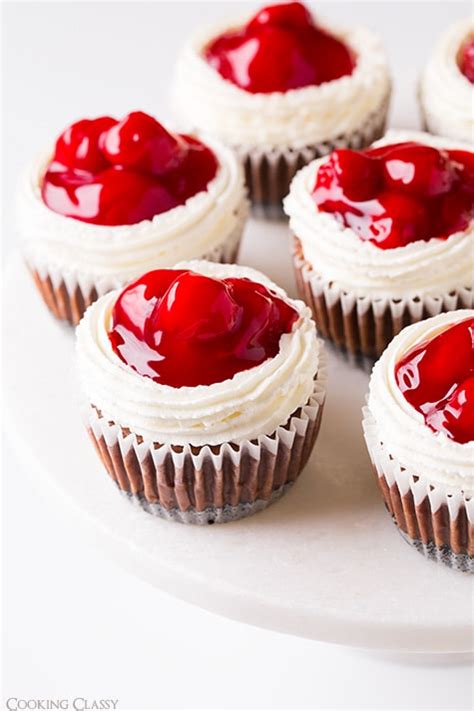 Black Forest Cheesecake Cupcakes Cooking Classy