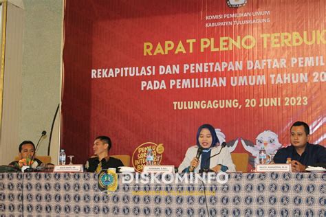 RAPAT PLENO TERBUKA REKAPITULASI DAN PENETAPAN DAFTAR PEMILIH TETAP