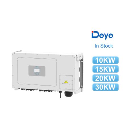 Hybrid Solar Inverter Deye On Grid Kw Kw Kw Power Inverter Single