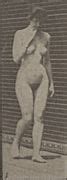 Category Nude Woman Walking Keeping Her Right Hand At Her Chin