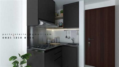 Bikin Kitchen Set Warna Grey Apartemen Emerald Bintaro Pondok Aren