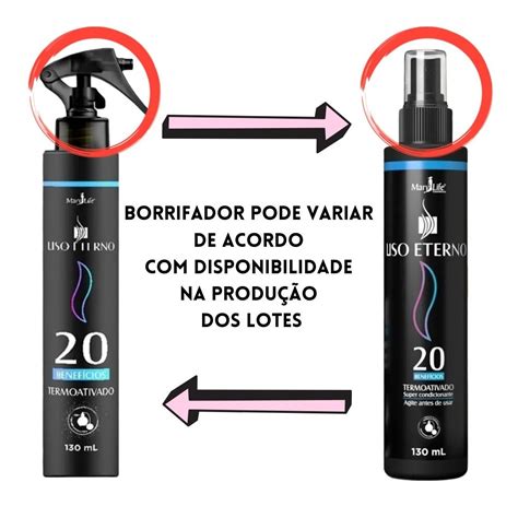 12 Protetor Termico Finalizador Liso Eterno Mary Life 130ml Frete grátis