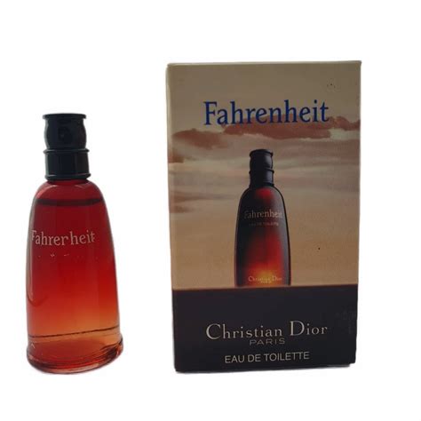 Miniatura Perfume Fahrenheit Dior Para Hombre Ml Edt Letras