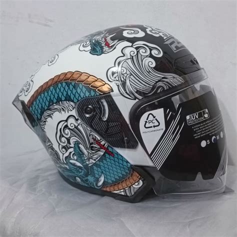 Jual HELM RSV WINTAIL Half Face Ryujin Shopee Indonesia