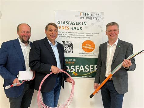 Update Glasfaser Ausbauprojekt Ftth Netz Waldviertel Voll Im Zeitplan