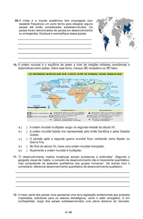 ATIVIDADES DE GEOGRAFIA 8º ANO EXERCÍCIOS AVALIAÇÕES PROVAS IMAGENS