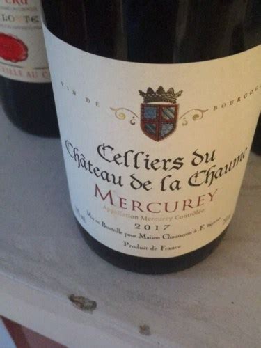 2017 Chausseron Cellier du Château de la Chaume Mercurey Vivino US