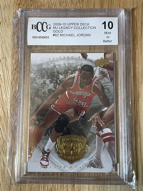 2009 10 Upper Deck MJ Legacy Collection Gold Michael Jordan 62 BCCG