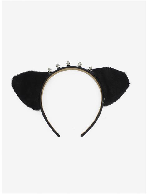 Spiked Cat Ear Headband Hot Topic