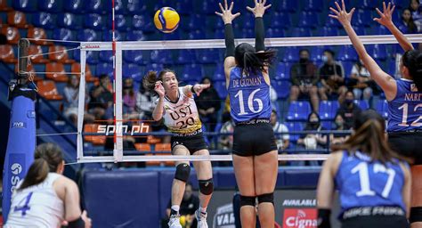 UAAP Volleyball UST Tigresses Beat Ateneo Blue Eagles