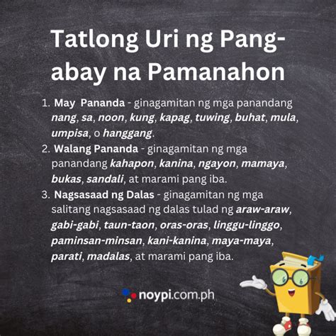 Pang Abay Na Pamanahon Ano Ang Pang Abay Na Pamanahon At Mga Halimbawa Nito Artofit